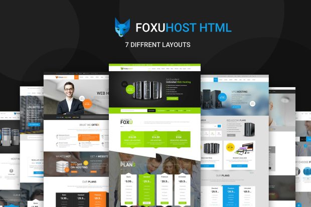 Foxuhost - Web Hosting, Responsive HTML5 Template