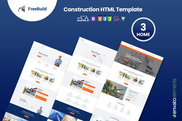 FreeBuild - Construction HTML Template