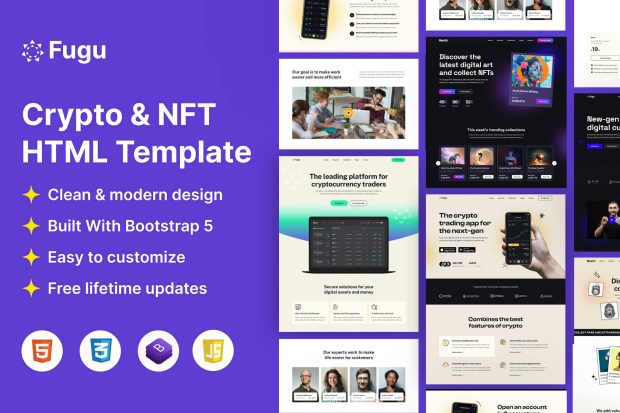 Fugu - NFT & Crypto Html Template