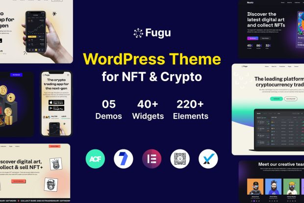 Fugu - NFT & Crypto WordPress Theme 1.0.1