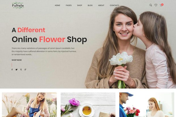 Fultala – Flower Shop eCommerce Template