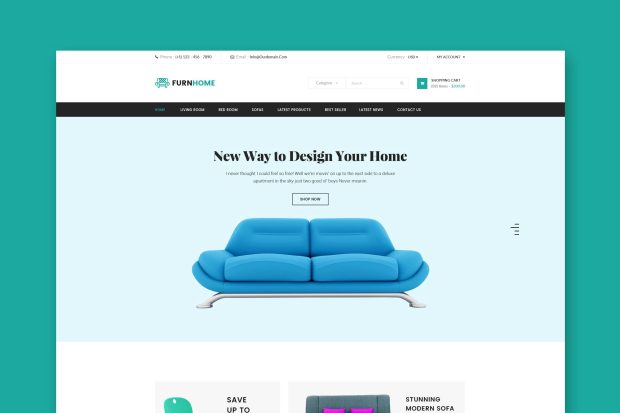 Furnhome - Furniture Shop eCommerce HTML Template