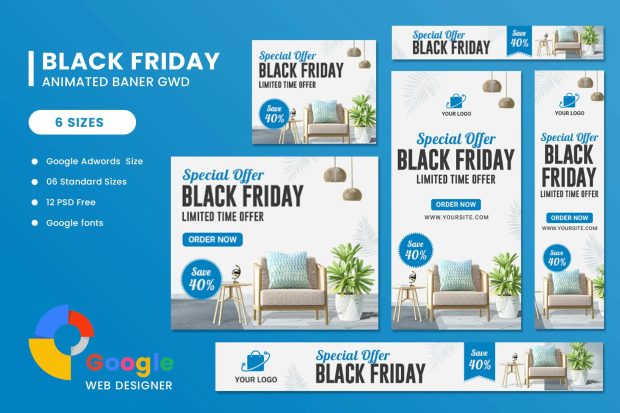 Furniture HTML5 Banner Ads GWD