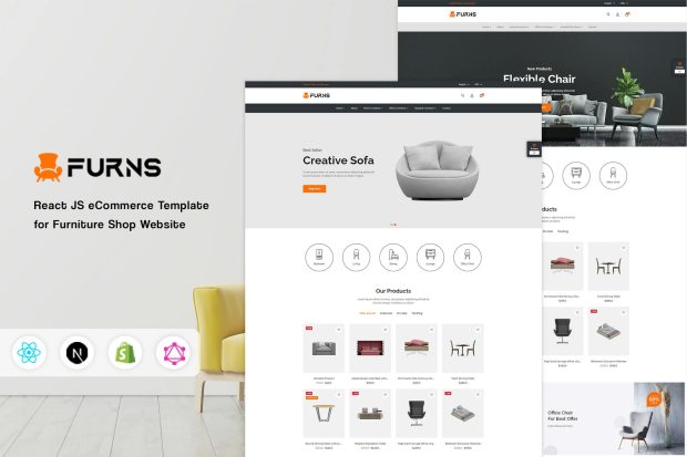 Furns - React eCommerce Template