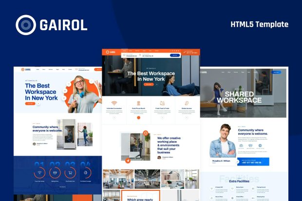 Gairol - Coworking Space HTML5 Template