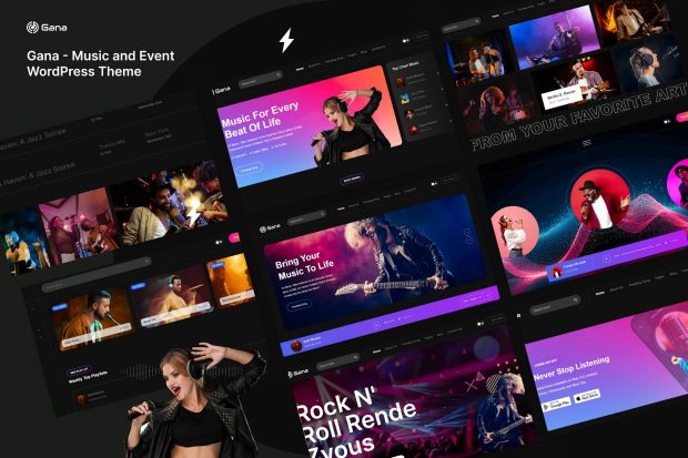 Gana - Music and Event WordPress Theme 1.0.3