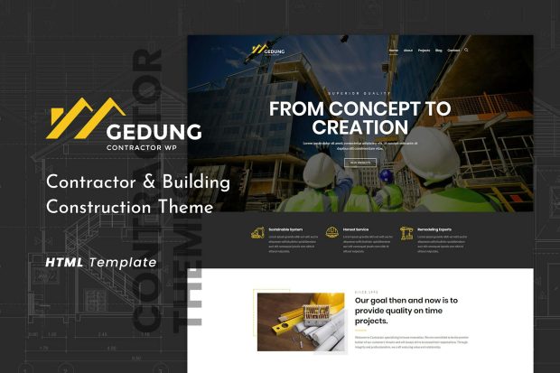 Gedung | Contractor & Building Construction HTML