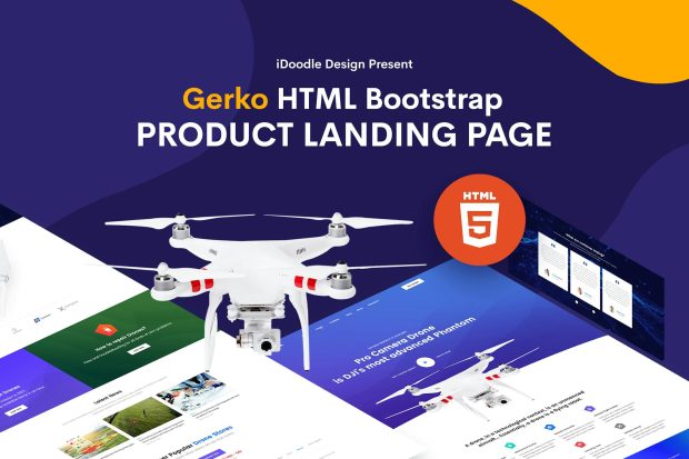 Gerko - Product Landing Page Template