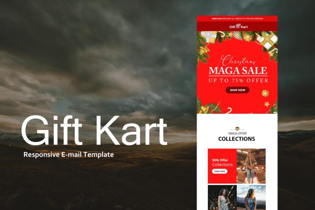 Gift Kart - Christmas Email Template