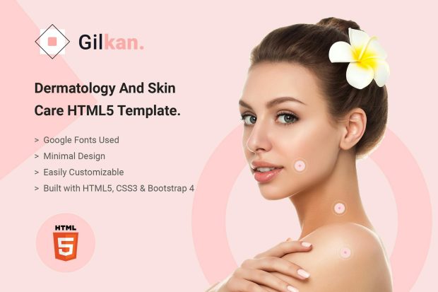 Gilkan - Dermatology and Skin Care HTML5 Template