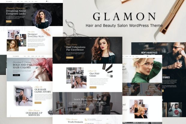 Glamon - Salon & Barber Shop Theme 1.0.2