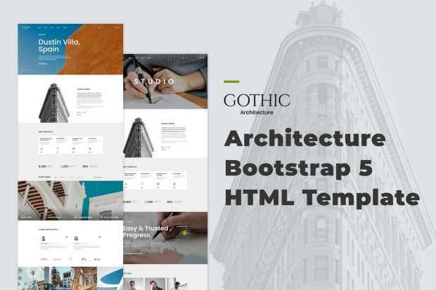 Gothic - Architecture Bootstrap5 HTML Template