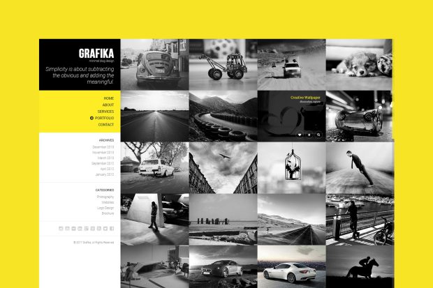 Grafika - Photography & Blog HTML Template