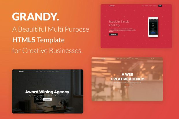 Grandy - Creative Multi Purpose Big HTML5 Template