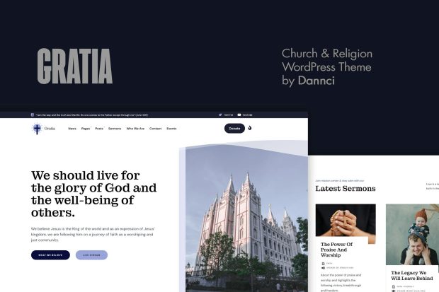 Gratia - Church & Religion WordPress Theme 1.0