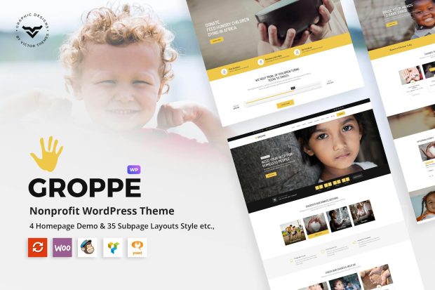 Groppe - Nonprofit WordPress Theme 2.9