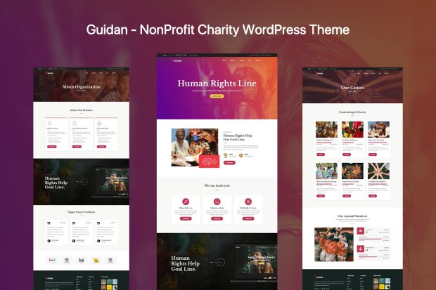 Guidan - NonProfit Charity WordPress Theme 1.0