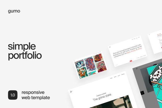 Gumo | Easy & Creative Portfolio Template