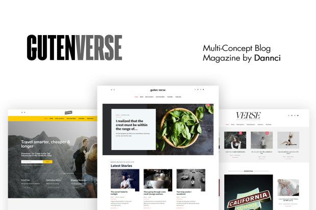 GutenVerse - Magazine and Blog Theme 3.9.1