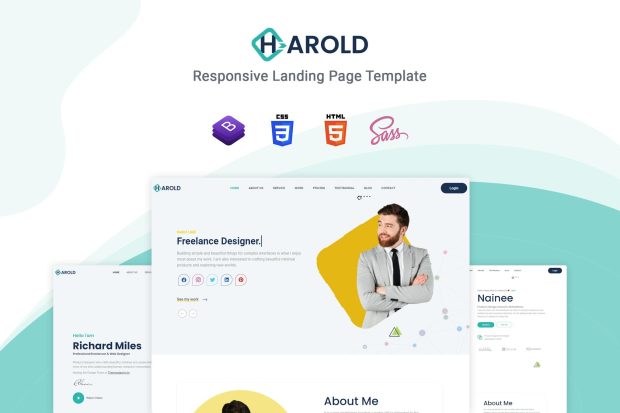 Harold - Personal Portfolio Template