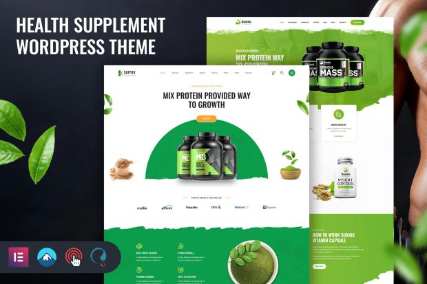 Suxnix - Health Supplement WordPress Theme 1.6