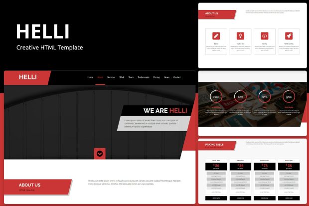 Helli - Creative HTML Template