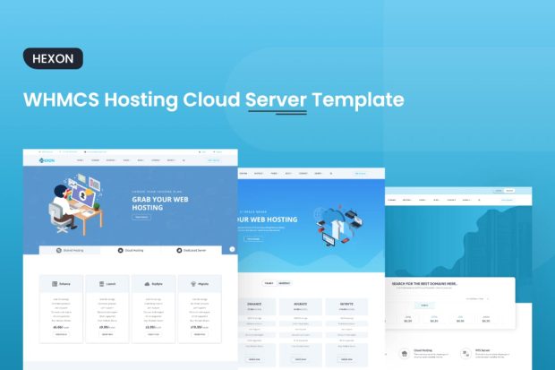 HEXON-WHMCS Hosting Cloud Server Template