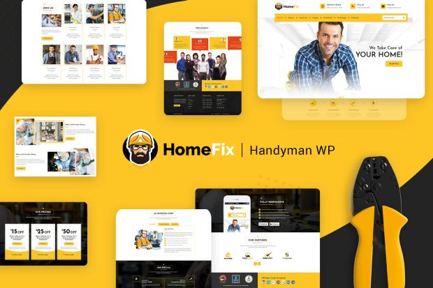 HomeFix - Handyman, Maintenance WordPress Theme 2.9