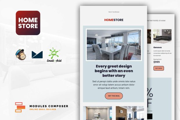 Homestore - E-Commerce Responsive Email Template