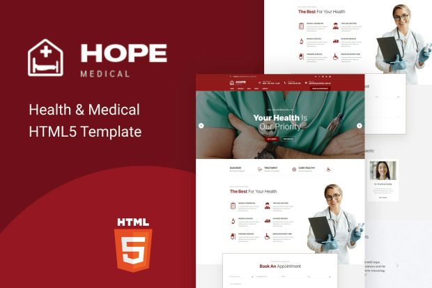 Hope - Health & Medical HTML5 Template