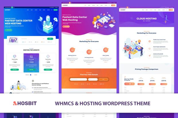 Hosbit - WHMCS & Hosting WordPress Theme 1.0