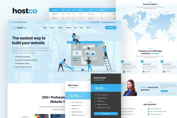 Hostco - Hosting HTML Template