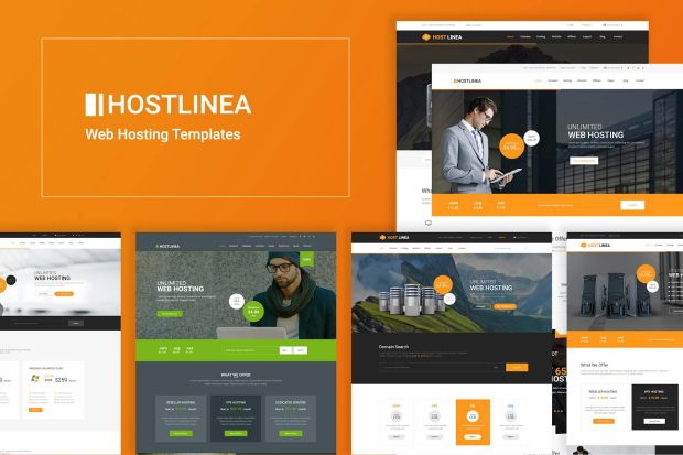 Hostlinea - Web Hosting, Responsive HTML5 Template