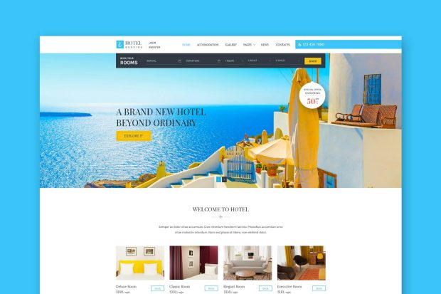 Hotel Booking - HTML Template for Hotels