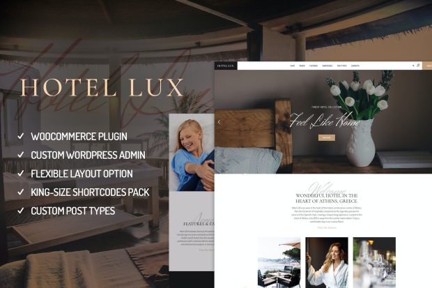 Hotel Lux - Resort & Hotel WordPress Theme 1.2.7