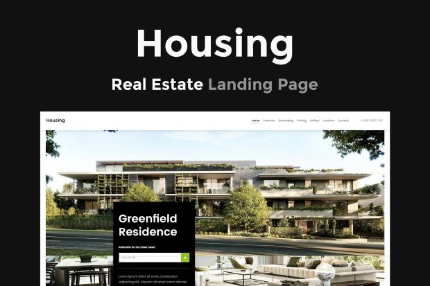 Housing - Real Estate Landing Page