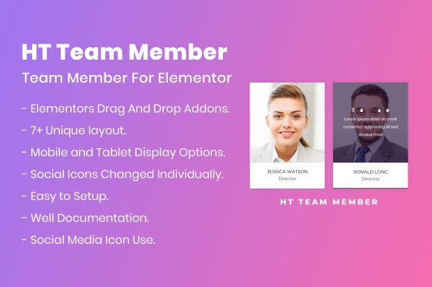 HT Team Member For Elementor 1.0.5