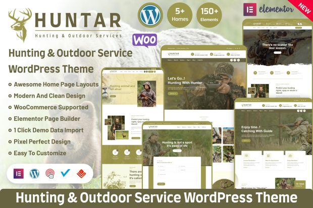 Huntar - Hunting & Outdoor WordPress Theme 1.0.0