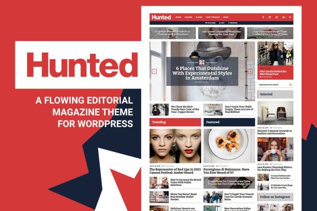 Hunted - Editorial Magazine Blog Theme 8.0.7