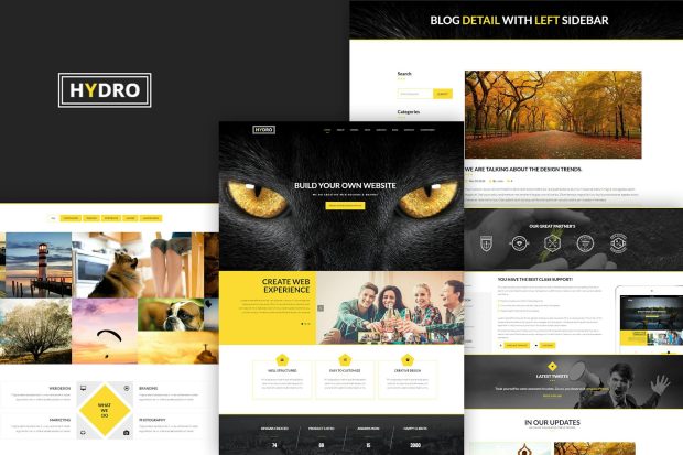 HYDRO - Multipurpose one page HTML5 Template