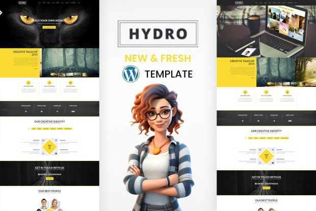 HYDRO - One Page Portfolio WordPress Theme 3.1