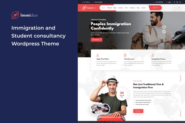 Immidox - Immigration Wordpress Theme 1.0.0