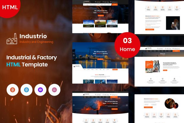 Industrio - Industrial Industry & Factory