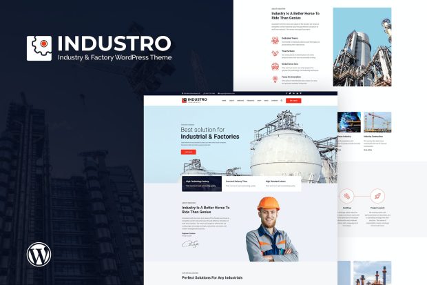 Industro - Industry & Factory WordPress Theme 1.1.1