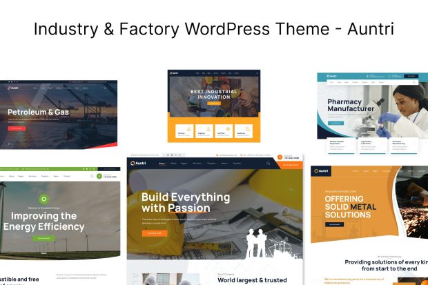 Industry & Factory WordPress Theme - Auntri 1.0.4