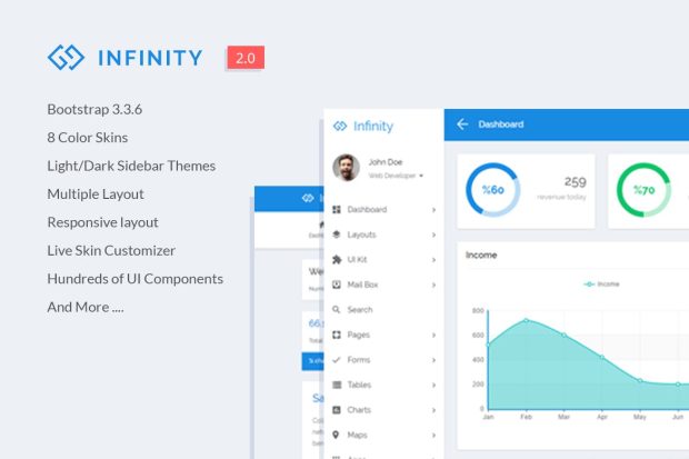 Infinity - Responsive Web App Kit