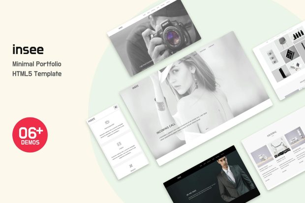 Insee - Minimal Portfolio HTML  Template