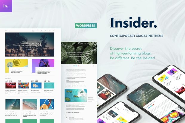 Insider - Contemporary Magazine and Blogging Theme 1.5