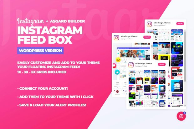 Instagram Feed Box WordPress Plugin 1.0.0