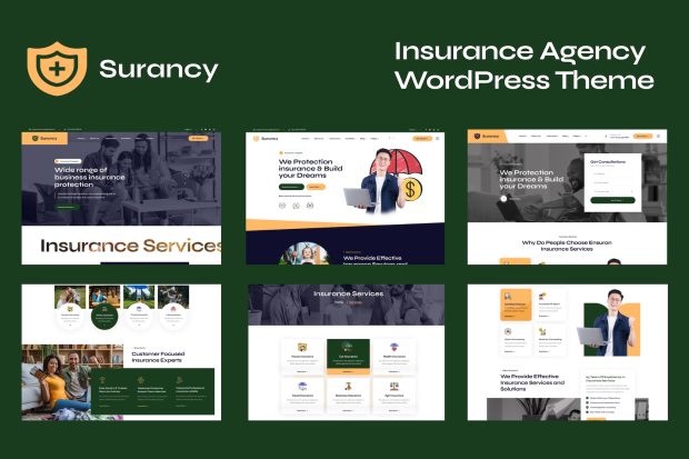 Surancy - Insurance Agency Company Theme 1.0.0